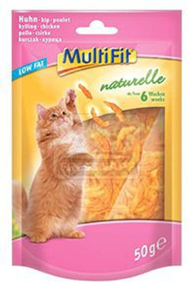 MultiFit Naturelle macska jutalomfalat csirke 6 hetes kortól