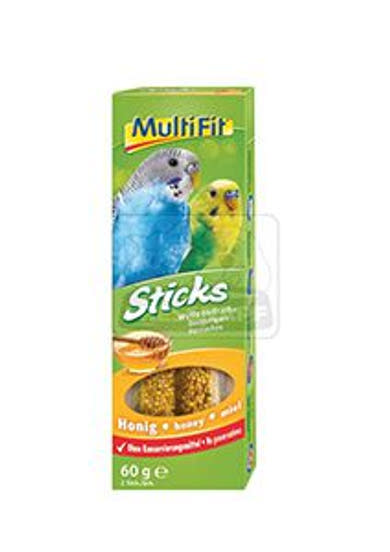 MultiFit Sticks madár eledel törpepapagájoknak mézes 2x30g