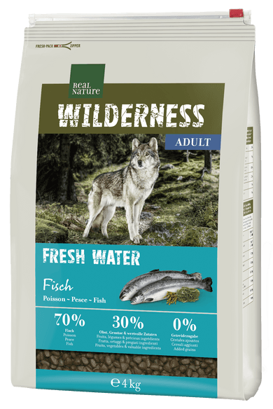 Real Nature Wilderness száraz kutyaeledel adult halas