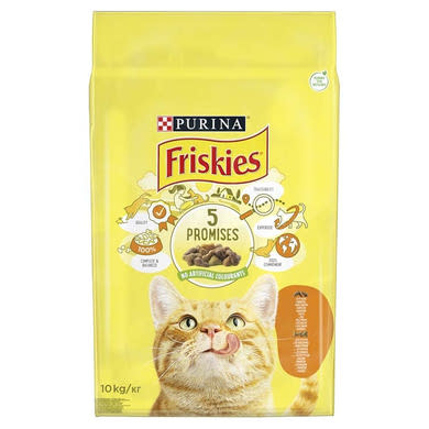Friskies macska szárazeledel adult csirke& zöldség