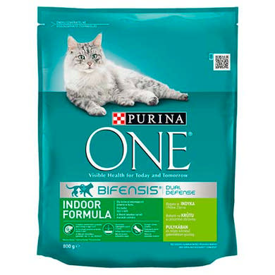 Purina One száraz macskaeledel indoor pulyka& gabona