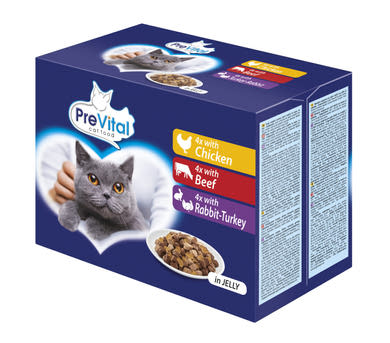 PreVital macska tasak MP vitalpack zselé 12x100g