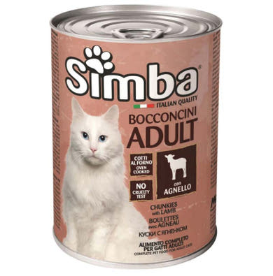SIMBA macska konzerv bárány