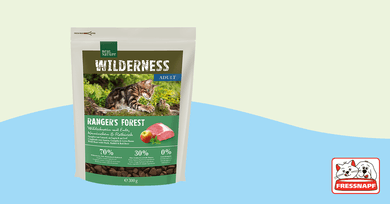 Real Nature Wilderness száraz macskaeledel adult vaddisznó& kacsa& nyúl& szarvas