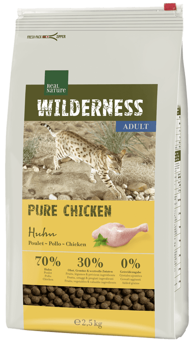 Real Nature Wilderness Pure Chicken száraz macskaeledel adult csirke