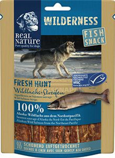 REAL NATURE Wilderness Fish Snack Fresh Hunt kutya jutalomfalat lazac