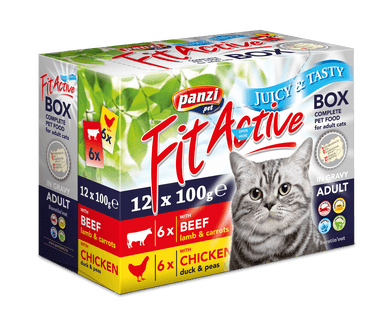 FitActive macska tasak MP húsos válogatás 12x100g