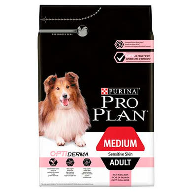 ProPlan Optiderma kutya szárazeledel adult Medium sensitive skin