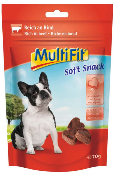 MultiFit Soft snack kutya jutalomfalat marha