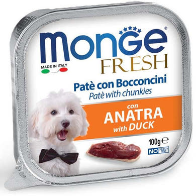 Monge Fresh kutya tálka adult kacsa