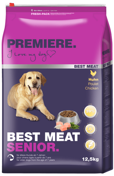 Premiere Best Meat száraz kutyaeledel senior csirke
