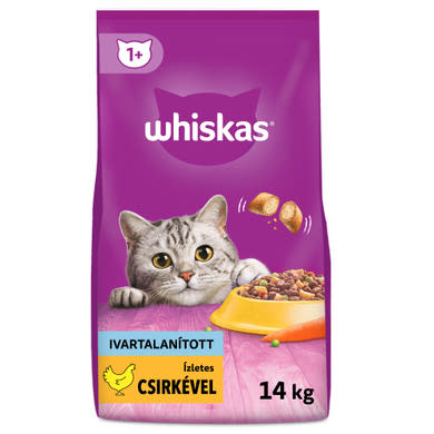 Whiskas száraz macskaeledel steril csirke