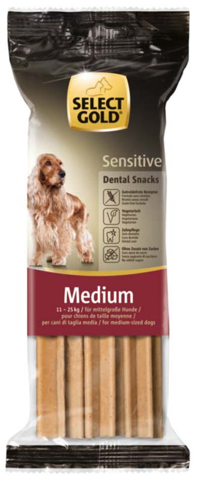 Select Gold Sensitive Dental Snacks kutya jutalomfalat medium