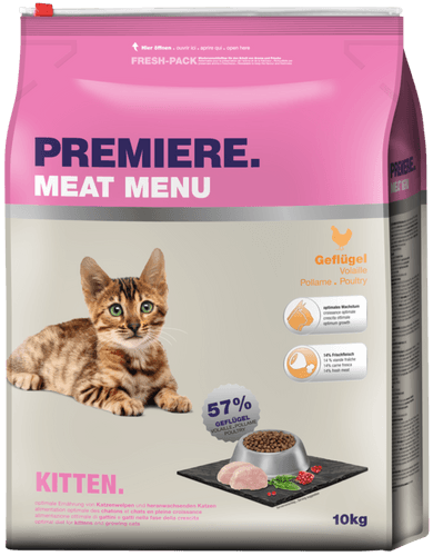Premiere száraz macskaeledel kitten szárnyas