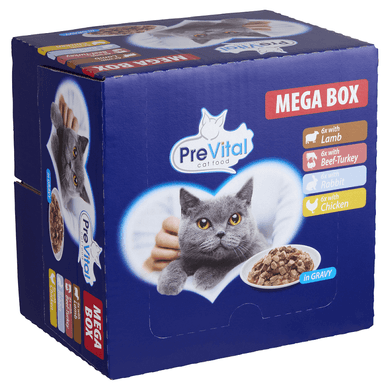 PreVital macska tasak MP megabox 24x100g