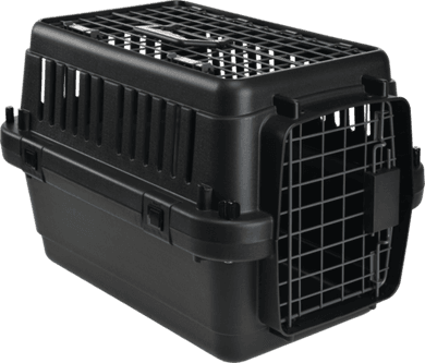 AniOne kutya szállítóbox fekete XS 51x33,5x33cm