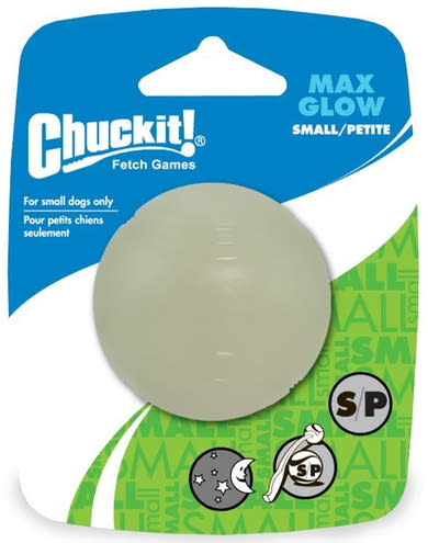 Chuck It Max Glow kutyajáték fluoreszkáló labda S