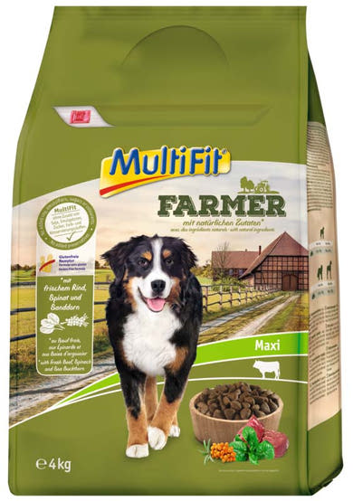 MultiFit Farmer száraz kutyaeledel maxi adult marha&spenót