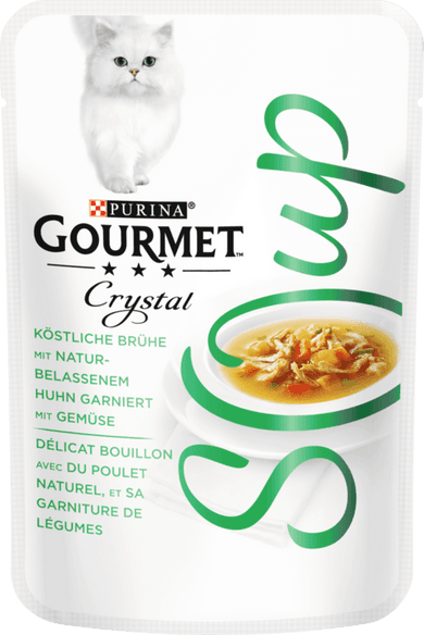 Gourmet Soup macska tasak csirke& zöldség
