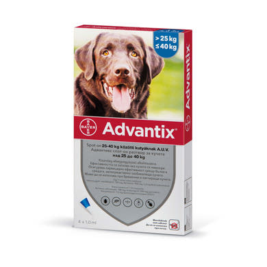 Advantix spot-on kutyáknak 25-40kg 4x4,0ml