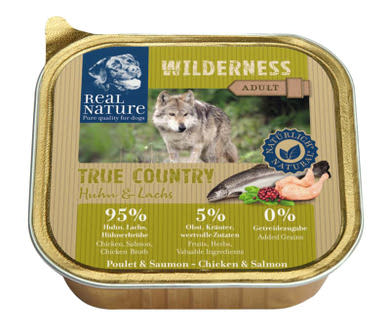 Real Nature Wilderness kutya tálka adult csirke&lazac