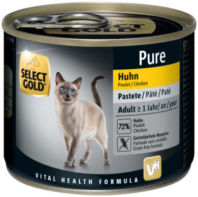 Select Gold Pure macska konzerv adult csirke