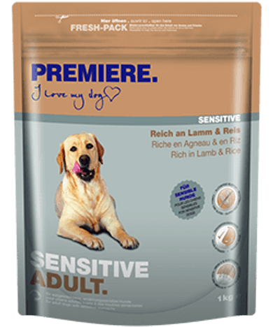 Premiere Sensitive száraz kutyaeledel adult bárány&rizs