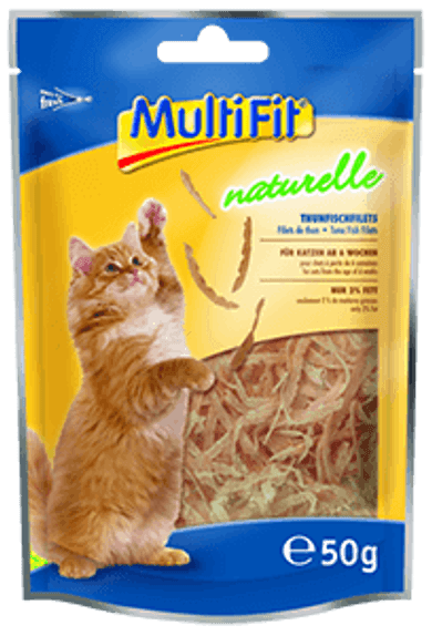 MultiFit Naturelle macska jutalomfalat tonhalfilé 6 hetes kortól
