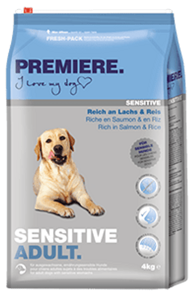 Premiere Sensitive száraz kutyaeledel adult lazac&rizs
