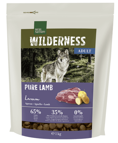Real Nature Wilderness száraz kutyaeledel adult pure bárány