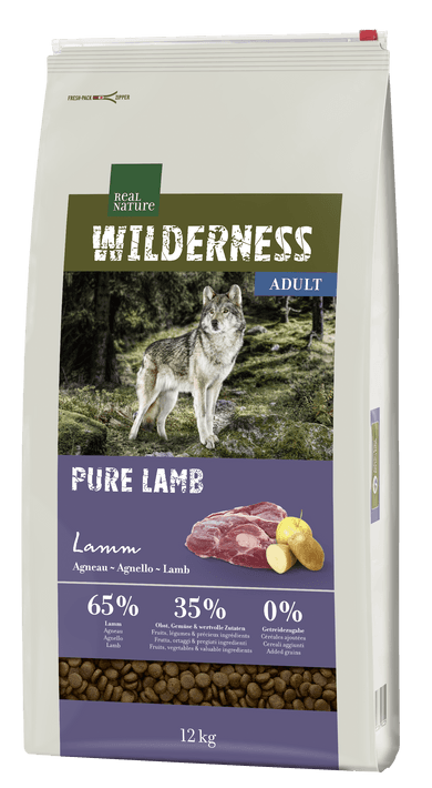 Real Nature Wilderness száraz kutyaeledel pure bárány
