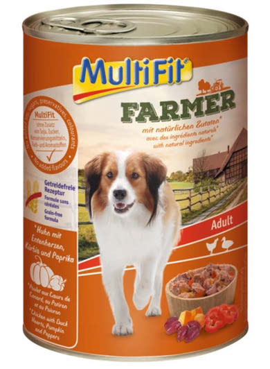 MultiFit Farmer kutya konzerv adult csirke& kacsa