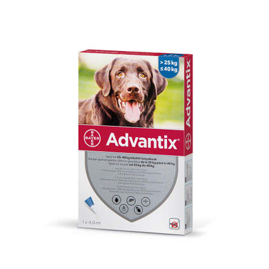 Advantix spot-on kutyáknak 25-40kg 1x4,0ml