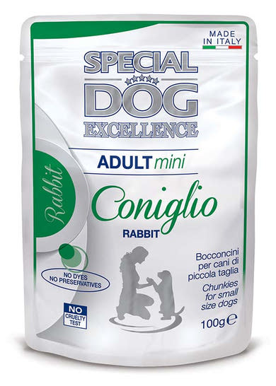 Special Dog Excellence kutya tasak mini adult nyúl