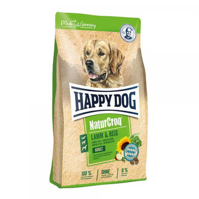 Happy Dog Natur Croq száraz kutyaeledel adult bárány& rizs
