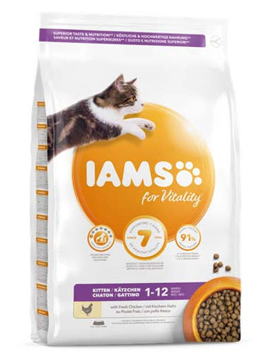 IAMS Vitality macska szárazeledel kitten csirke