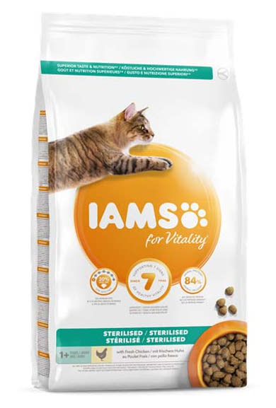 IAMS Vitality macska szárazeledel adult steril csirke