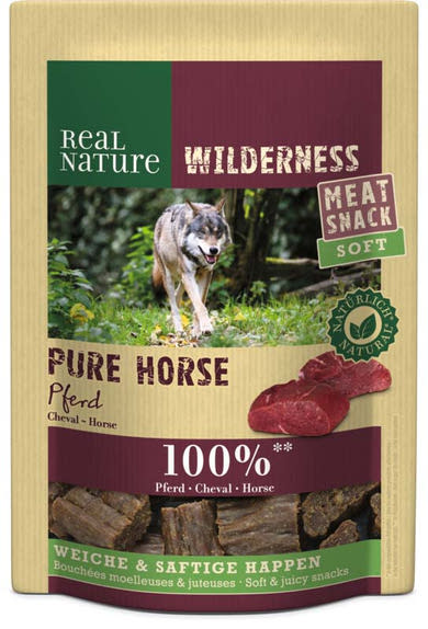Real Nature Wilderness kutya jutalomfalat Pure Horse lóhús