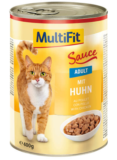 MultiFit macska konzerv szósz adult csirke
