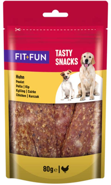 Fit+Fun Tasty Snack kutya jutalomfalat csirke