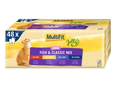 MultiFit Jelly macska tasak MP junior halas 48x100g