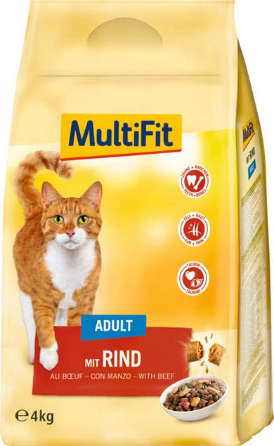 MultiFit macska szárazeledel adult marha