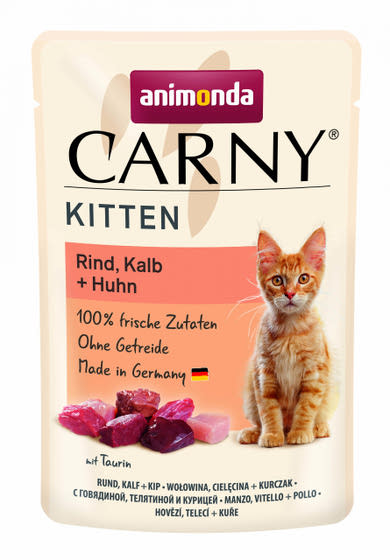 Animonda Carny macska tasak kitten marha& borjú