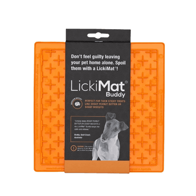 LickiMat Classic Buddy etetőtál narancssárga