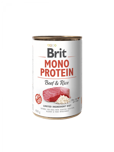 Brit Mono Protein kutya konzerv marha&rizs