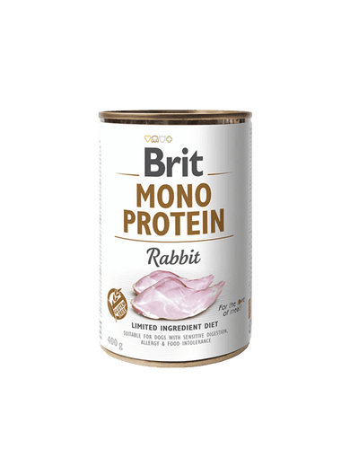 Brit Mono Protein kutya konzerv nyúl