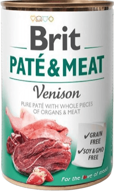 Brit Paté&Meat kutya konzerv szarvas