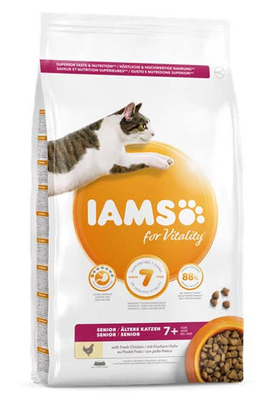 IAMS Vitality macska szárazeledel senior csirke