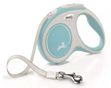 Flexi New Comfort kutyapóráz csévélő szalagos világoskék S