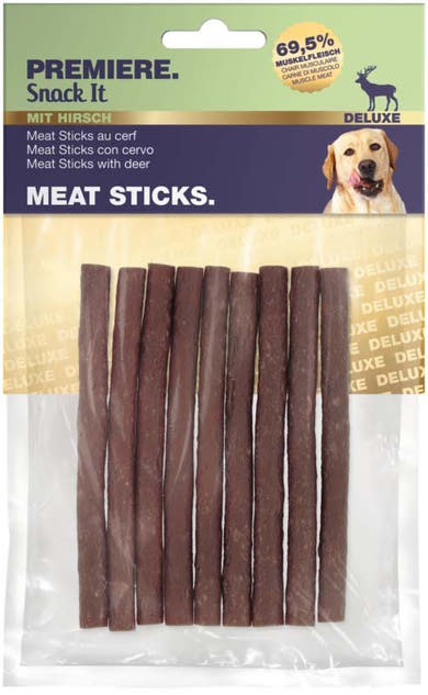 Premiere Snack it meat sticks kutya jutalomfalat szarvas